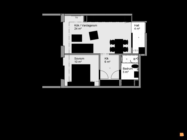 2 rums lägenhet i Malmö 50 m² 10 978 kr