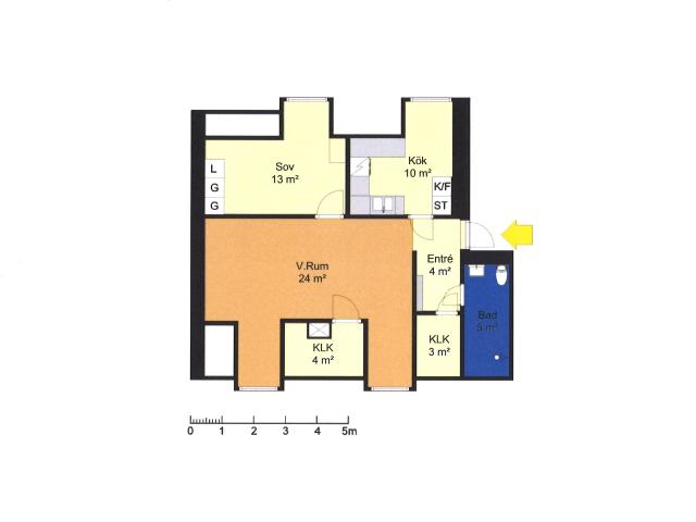 2 rums lägenhet i Mellerud 63 m² 7 979 kr