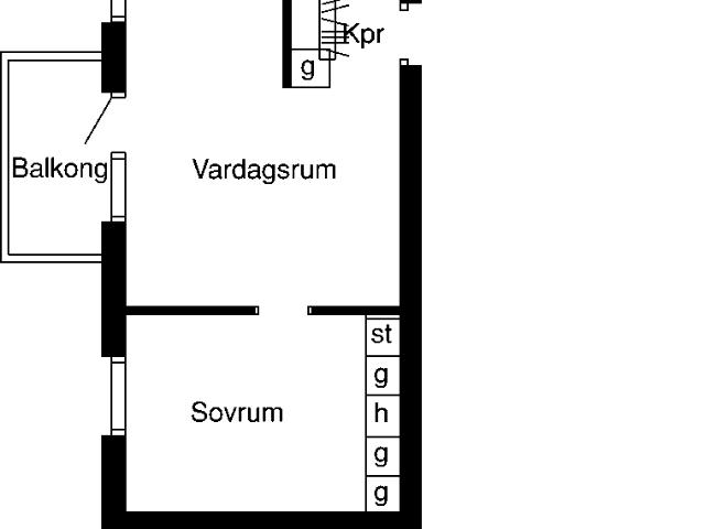 2 rums lägenhet i NÄSSJÖ 44 m² 5 269 kr