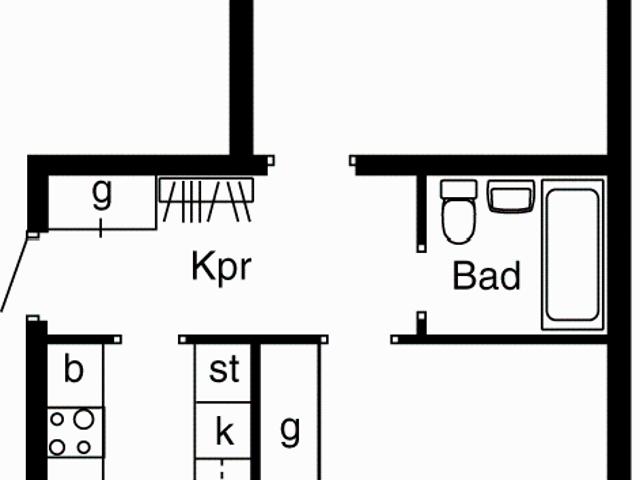 2 rums lägenhet i NÄSSJÖ 56 m² 6 446 kr