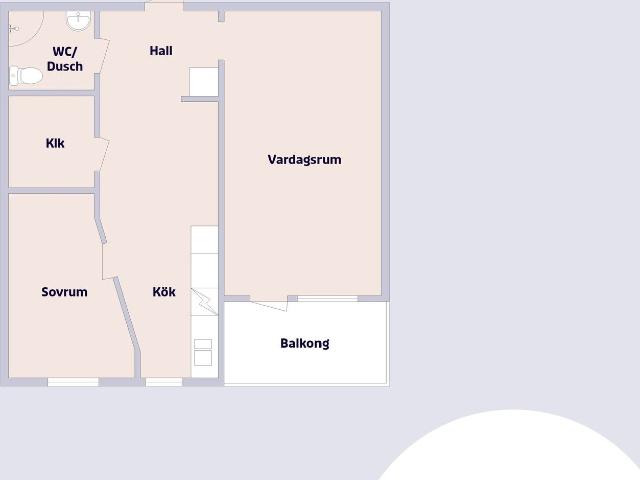 2 rums lägenhet i Östersund 52 m² 9 018 kr