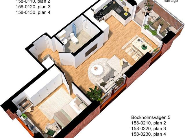 2 rums lägenhet i Skellefteå 45 m² 7 943 kr