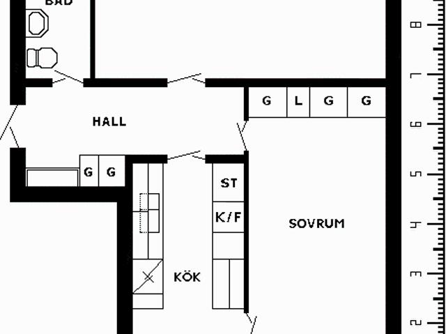 2 rums lägenhet i STOREBRO 62 m² 5 454 kr