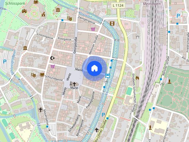 2 Raum Wohnung in der Innenstadt