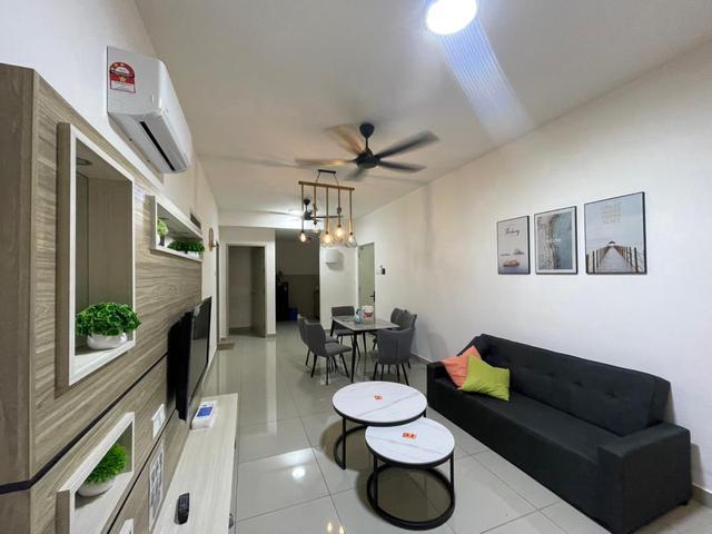 2 Room Fully Furnish Bali Residence Pool 24hr Security Kota Laksamana