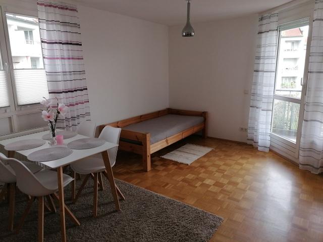 2 room furnished apartment with fitted kitchen, east south balcony, Freising Amsterdam Apartments for Rent