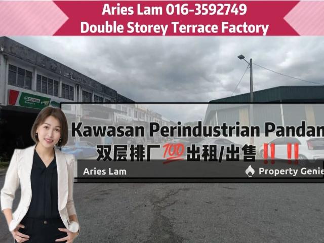 2 Storey Terrace Factory in Kawasan Perindustrian Pandan Near JB Town