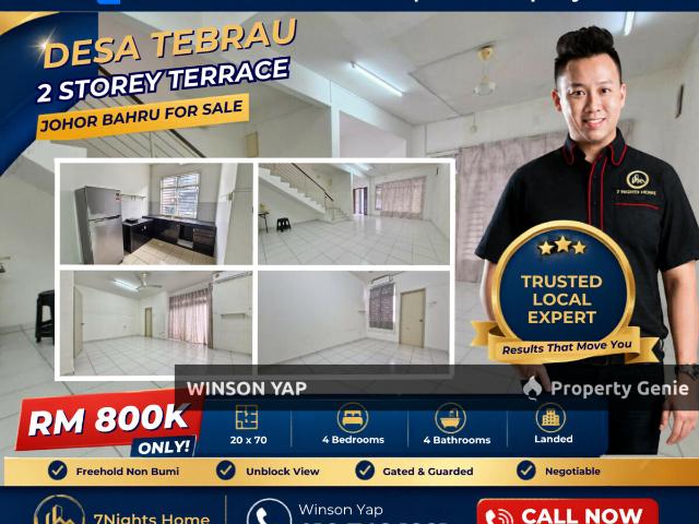 2 Storey Terrace House Desa Tebrau JB Near Ikea Aeon Negotiable