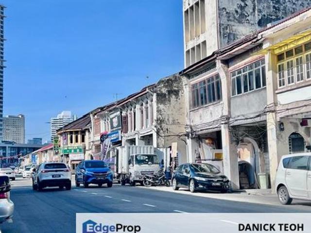 2 Storey Shophouse Facing Mainroad Located in C.Y. Choy, Georgetown