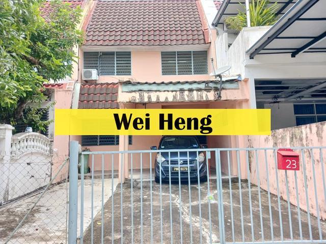 2 storey link house freehold in taman pekaka gelugor for sell