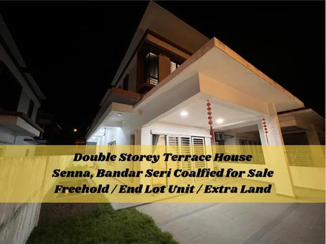 2 StoreySenna Bandar Seri CoalfiedFreeholdEnd Lot UnitNon Bumi Lot