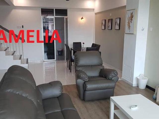 2 sty townhouse 1350sf full loan furnish Taman Tunas Mudah