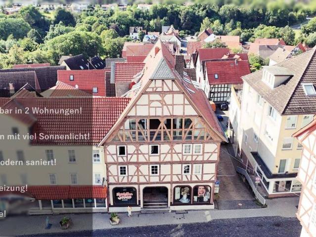 2 sanierte, helle & moderne Maisonette Wohnungen im Zentrum, Fußbodenheizung! Balkon & Einbauküche