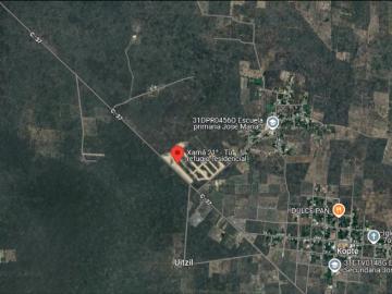 2 Terrenos Comerciales en Renta en la Privada Xama 21 Motul de Carrillo Puerto