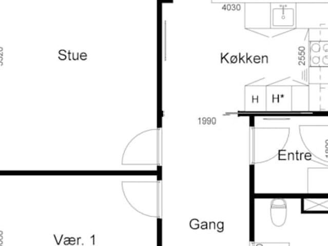 2 værelses familiebolig Kærsangervej, 8800 Viborg