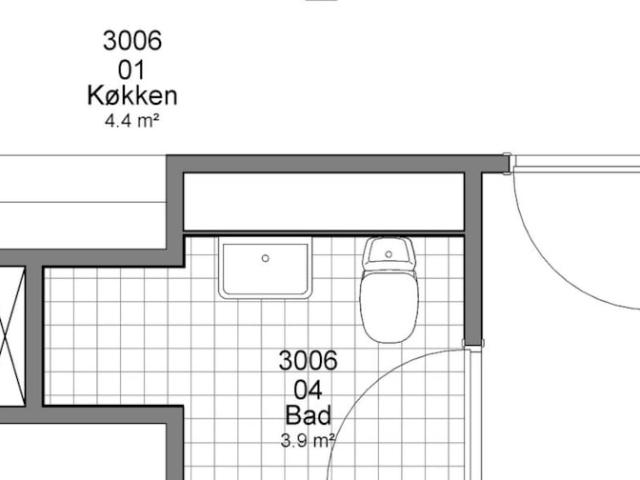 2 værelses familiebolig Kongensgade, 9800 Hjørring