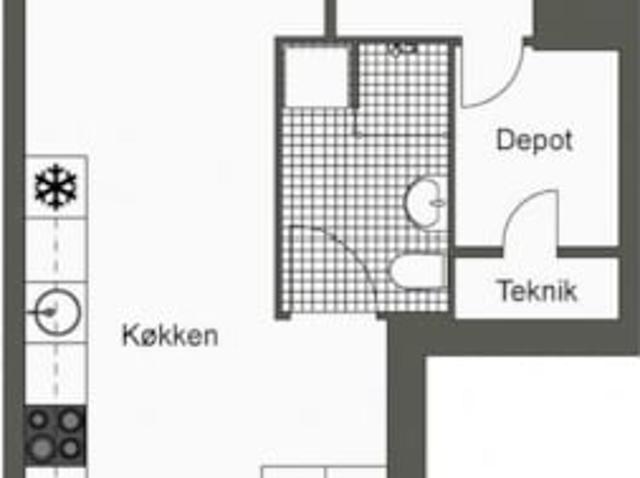 2 værelses lejlighed A. C. Meyers Vænge, 8200 Aarhus N