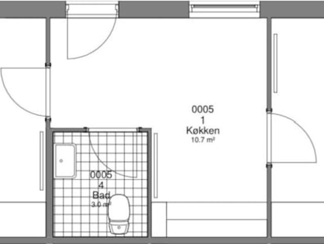 2 værelses lejlighed Grøftholtvænget, 6100 Haderslev