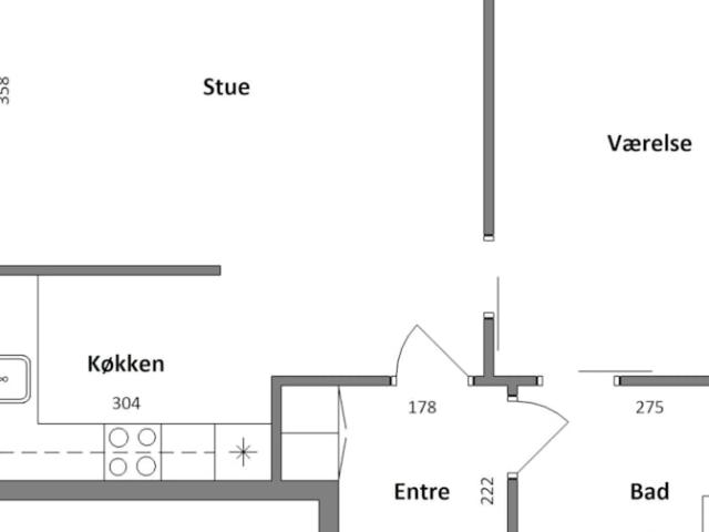 2 værelses lejlighed Kampmannsgade, 7400 Herning