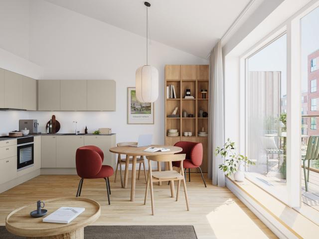 2 værelses lejlighed på 66 m²