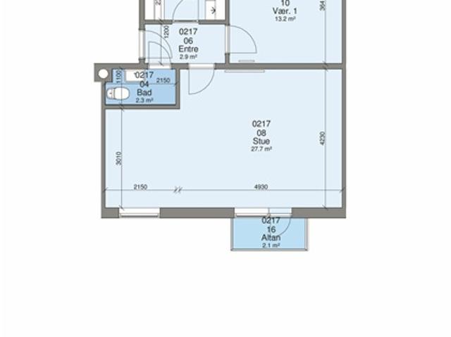 2 værelses lejlighed på 67 m2, Silkeborg, Aarhus