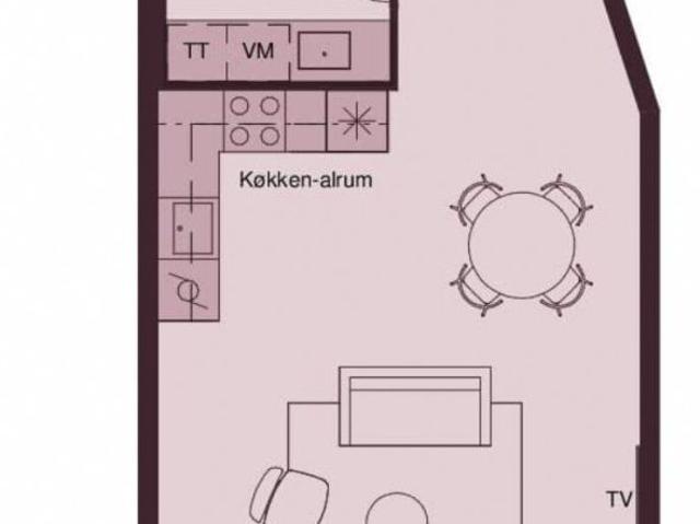 2 værelses lejlighed på 67 m²