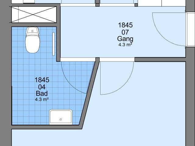 2 værelses lejlighed på 61 m²