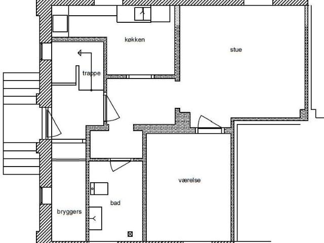 2 værelses lejlighed på 73 m²
