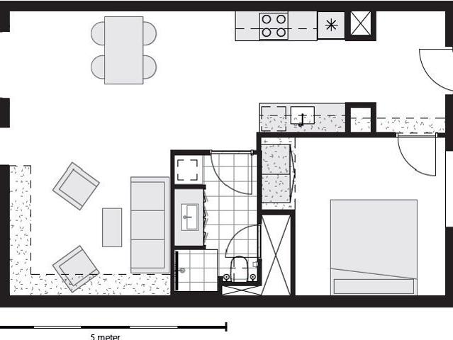 2 værelses lejlighed på 73 m²