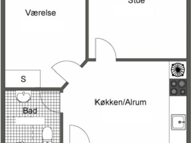 2 værelses lejlighed Rapsmarken, 5260 Odense S