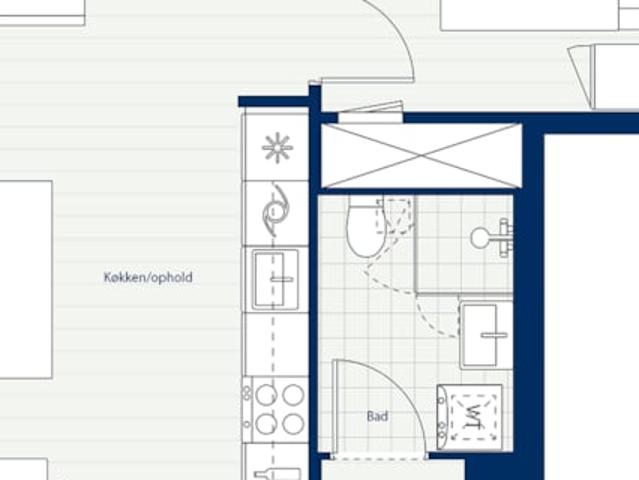 2 værelses lejlighed Roesskovsvej, 5200 Odense V