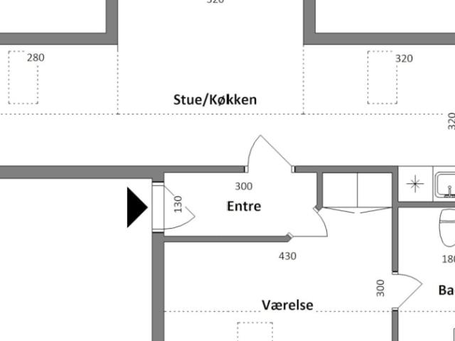 2 værelses lejlighed Skomagertorvet, 9240 Nibe