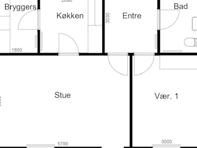 2 værelses rækkehus Æblevej, 7870 Roslev