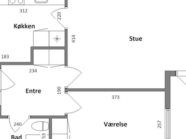 2 værelses Vindingsvej, 9560 Hadsund