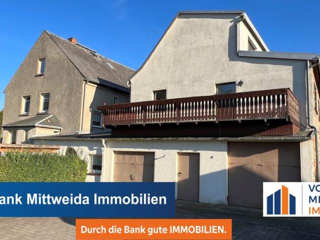 2 Wohnhäuser mit 3 Wohnungen plus 200m² Werkstatträumen bei Mittweida