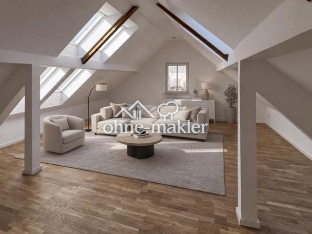 2 Zi. Dachgeschoß Studio von Privat o. Provision