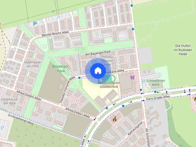 2 Zi. Erdgeschoss Wohnung mit Terrasse, TG Stellplatz in Berlin Schönefeld