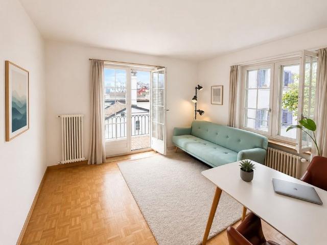 2 Zimmer, 47 m², 2. Stock