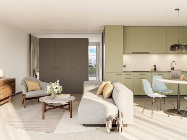 2 Zimmer, 44 m², 5. Stock