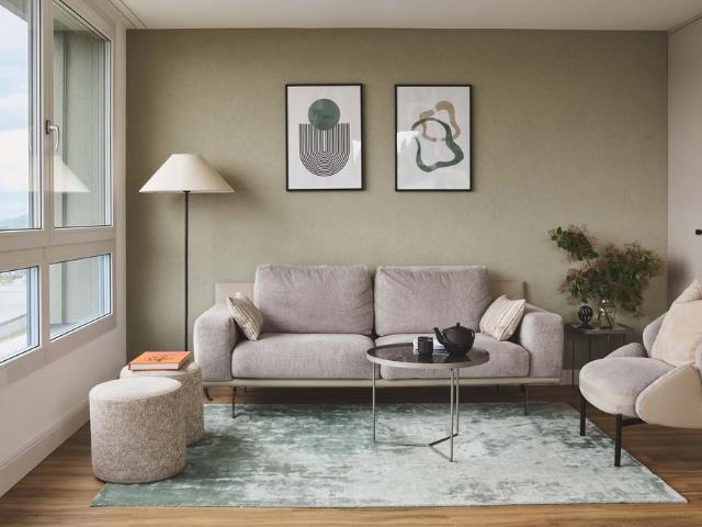 2 Zimmer, 57 m², 3. Stock