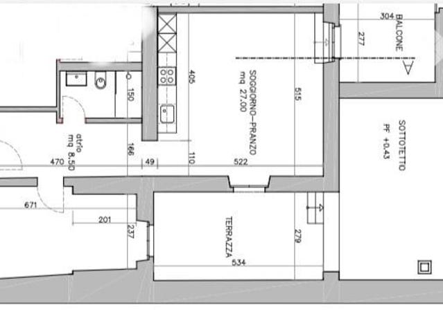 2 Zimmer, 55 m²