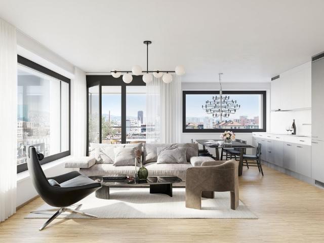 2 Zimmer, 56 m², 3. Stock