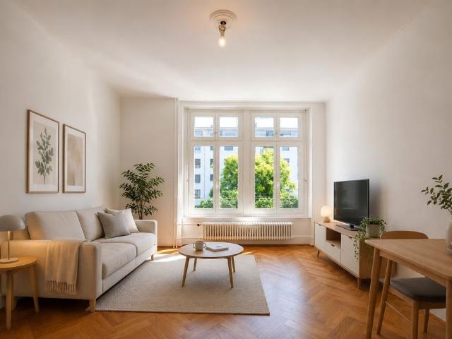 2 Zimmer, 58 m², 1. Stock
