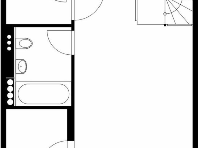 2 Zimmer, 67 m², 3. Stock
