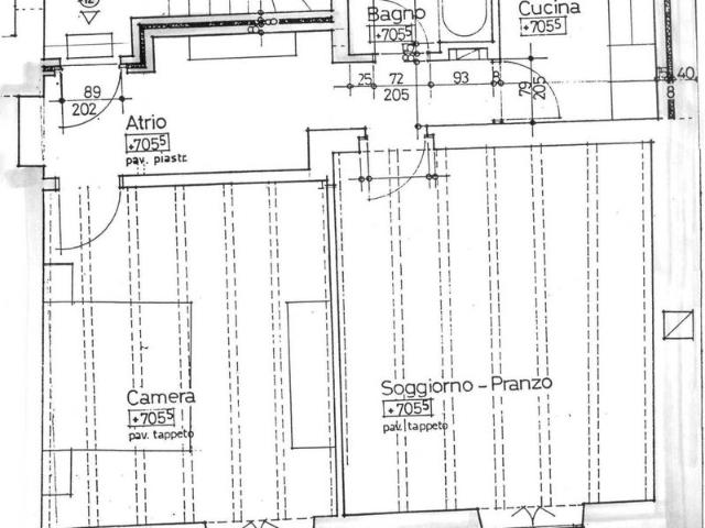 2 Zimmer, 64 m², 2. Stock