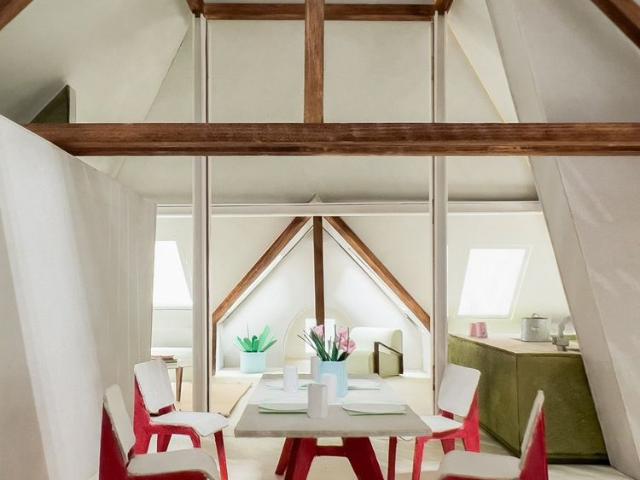 2 Zimmer, 102 m², 5. Stock