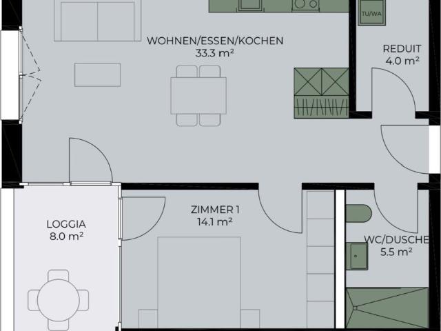 2 Zimmer