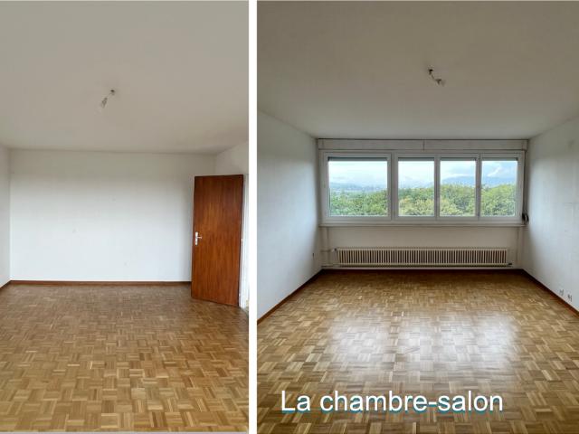 2 Zimmer, 35 m², 8. Stock