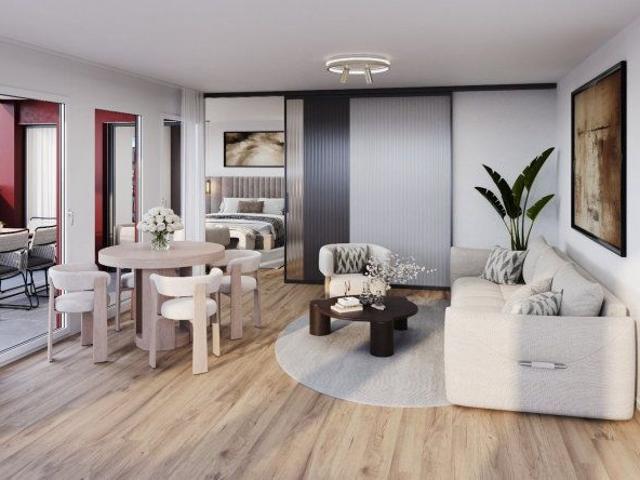 2 Zimmer, 38 m², 2. Stock