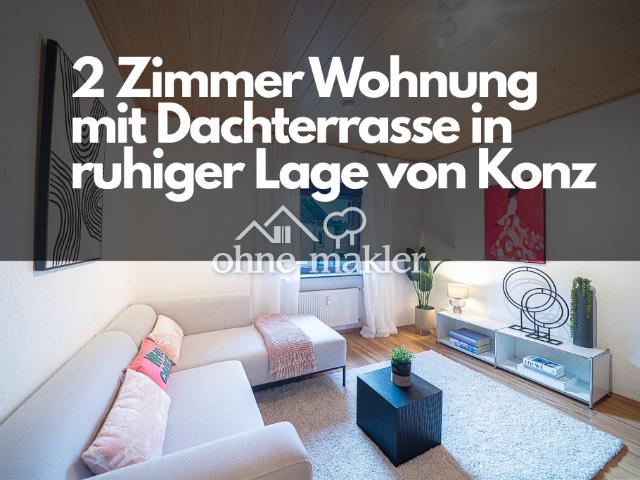 2 Zimmer Wohnung mit Dachterrasse